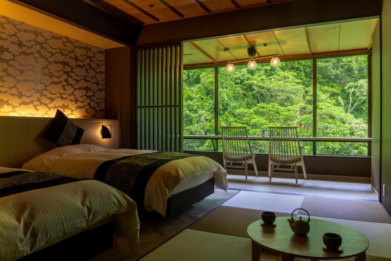 Yamanakaonsen Ohanami Kyubei Kaga  Buitenkant foto