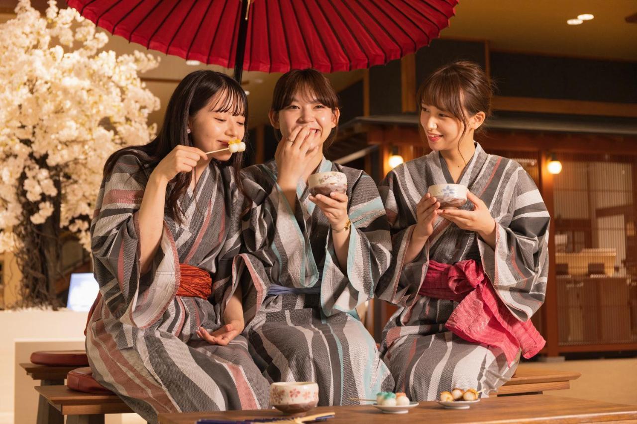 Yamanakaonsen Ohanami Kyubei Kaga  Buitenkant foto